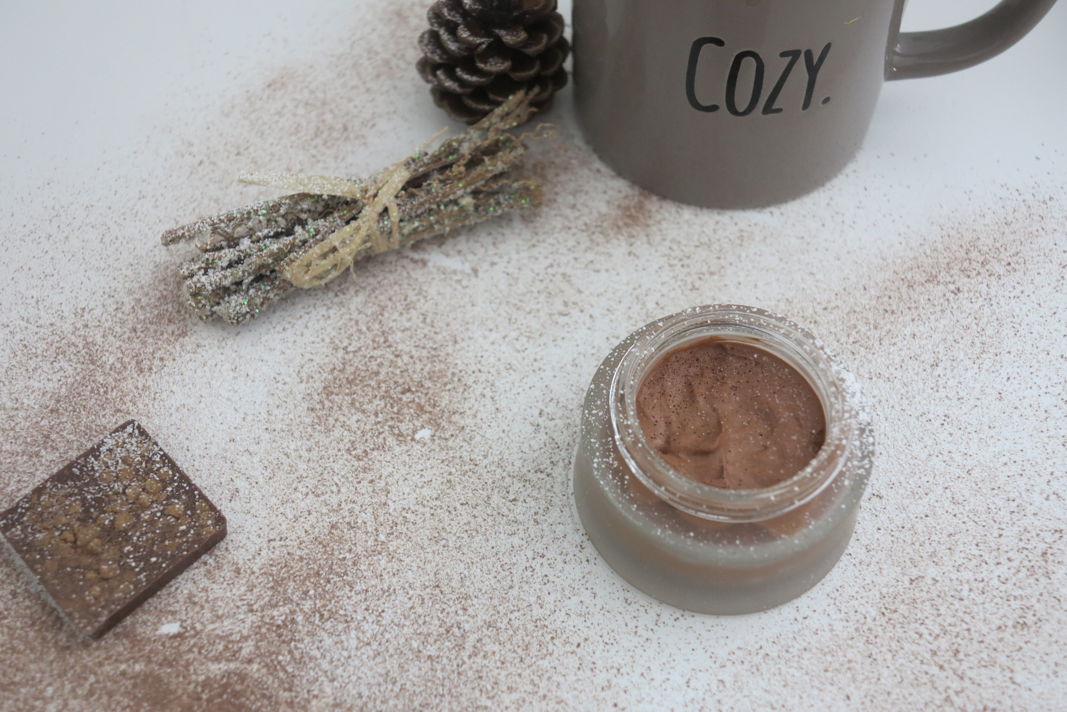 masque visage tout chocolat
