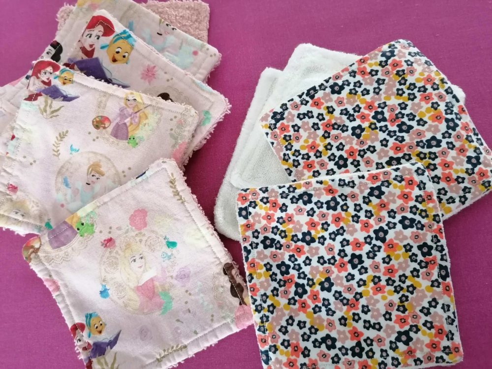 lingettes lavables